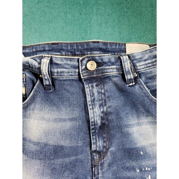 Diesel Jeans Size 16 Youth Girls Blue Pants Stretch Waykee J Mid Rise Straight - Picture 7 of 14